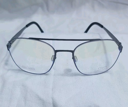 OVVO Optics 3895 Matte Titanium - Handmade Titanium Eyeglass Frame 51/20/140 - Picture 2 of 4