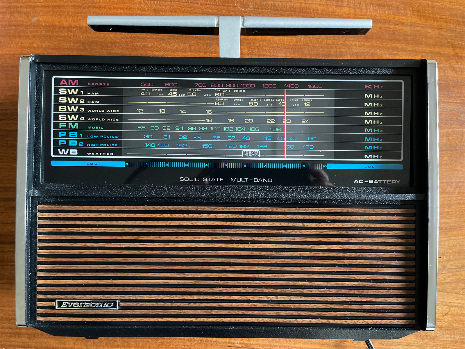 Rare Vintage Eversonic ES9500 Multi band SW/AM FM Radio Working