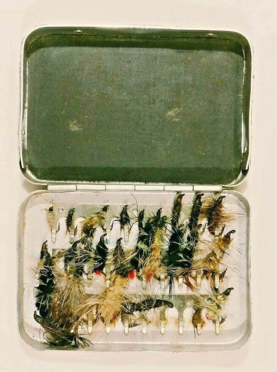 Vintage Aluminum Wheatley Silmalloy Metal Fly Fishing Box