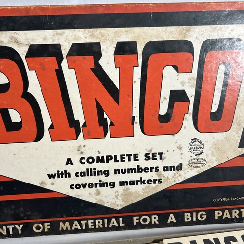 1939 Vintage Rare Milton Bradley BINGO Box Game - Complete - Picture 6 of 21