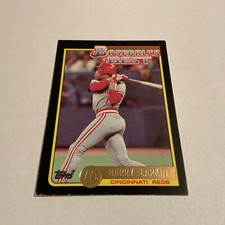 1992 Topps McDonald’s Barry Larkin Limited Edition Baseball’s Best # 21 Reds
