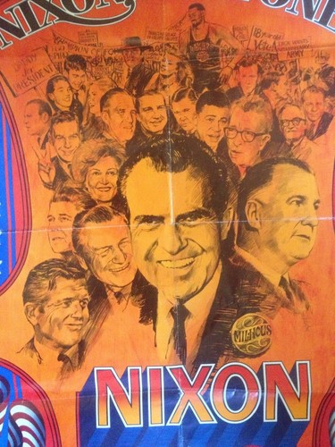 Nixon’s The One Nixon Campaign Poster. Measures 28" x 20" Agnew Wilt Clint - Picture 2 of 8