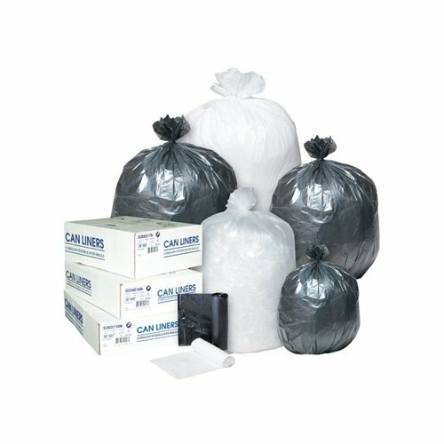 Inteplast Group 60 Gallon High Density Can Liner, 16 Micron in Clear, 25 Roll Inteplast Group 60 Gallon High Density Can Liner, 16 Micron in Clear, 25 Roll