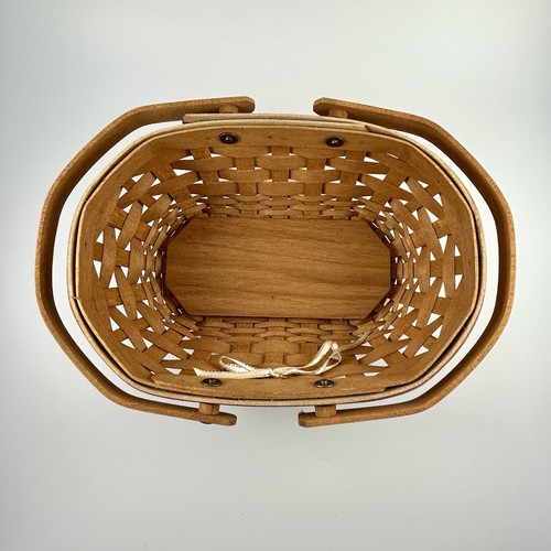Longaberger Nature’s Berry Basket 2006 Cloth Liner Plastic Insert Tree Trimming - Picture 8 of 21