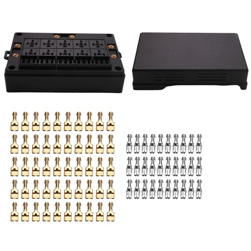 Car Relay Socket Black Box 18-Way Fuse Holder for Automotive Mar8591- - Picture 1 of 1