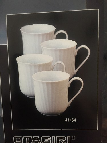 Vintage Otagiri überbackene Muschel "Shell Royale" Tasse/Tasse/Tee OMC 4-teiliges Set Neu im Karton!! - Bild 9 von 9