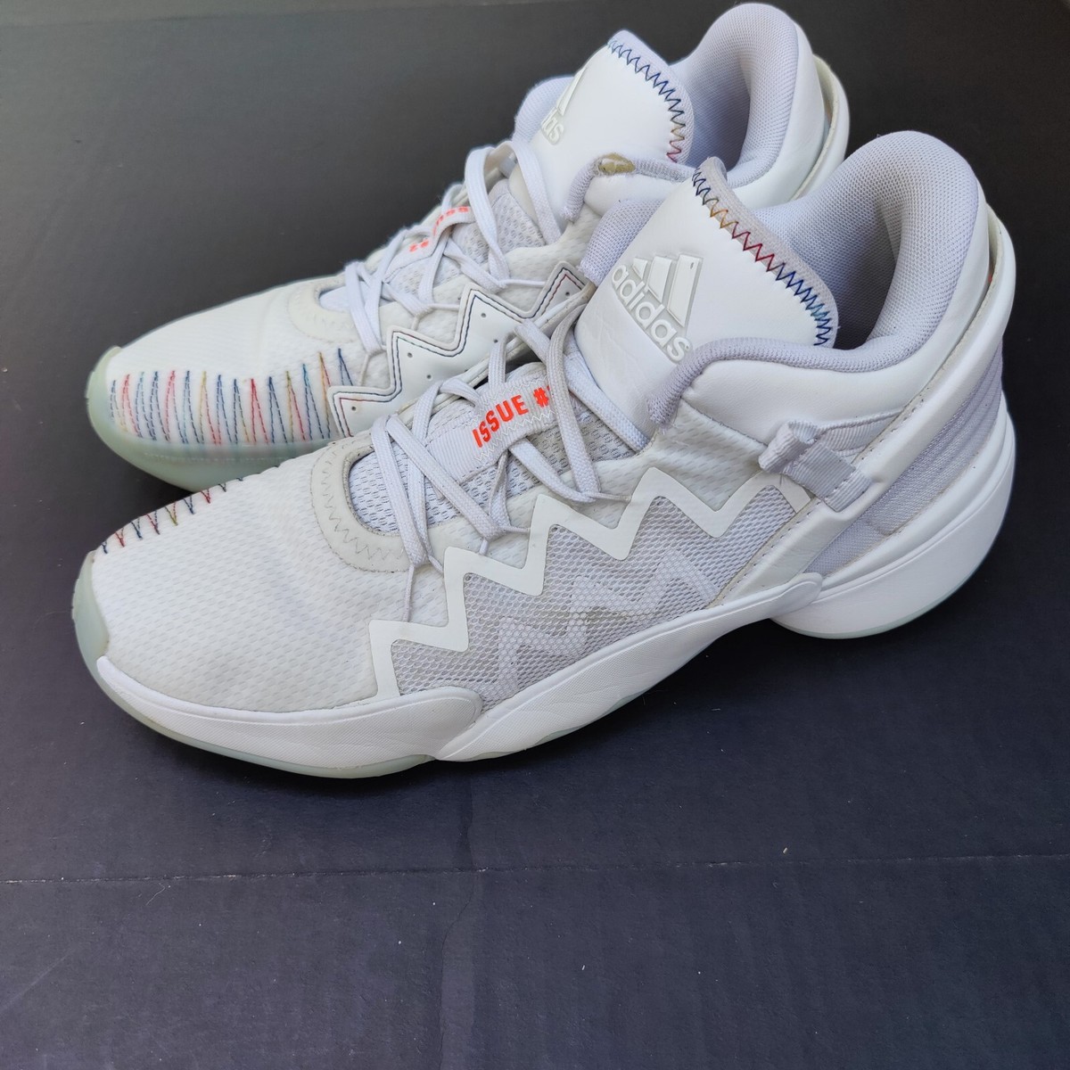 Size 1O- adidas D.O.N. Issue 2 Bart Simpson - Cloud White