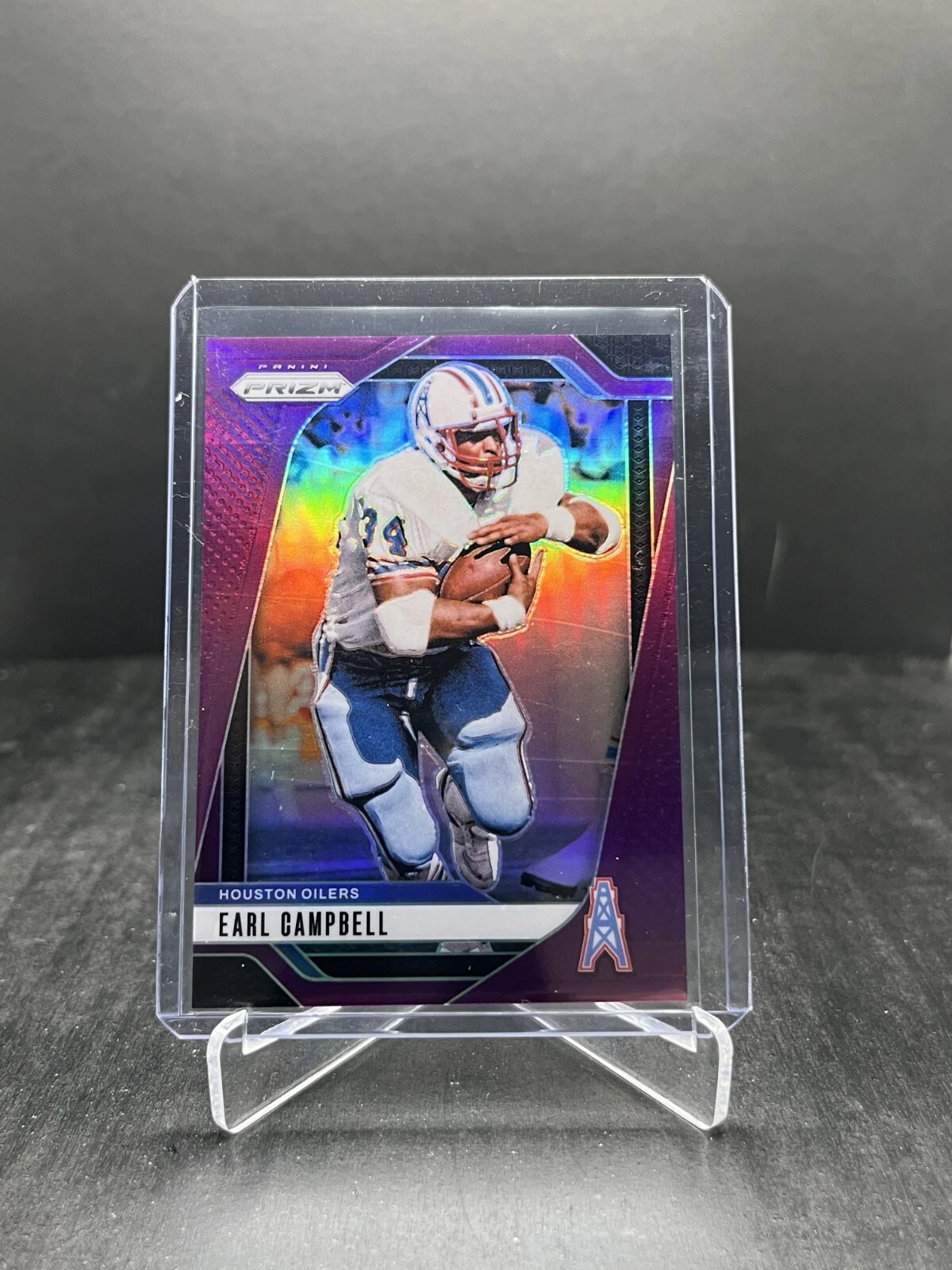 2024 Panini Prizm Football NFL Earl Campbell Purple 039/125 #297