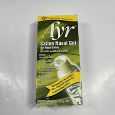 Ayr Saline Nasal Gel, With Soothing Aloe, 0.5 Ounce Tube Exp 10/27