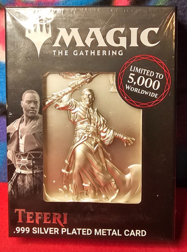 Magic the Gathering Limited Edition .999 Silver Plated Teferi Ingot