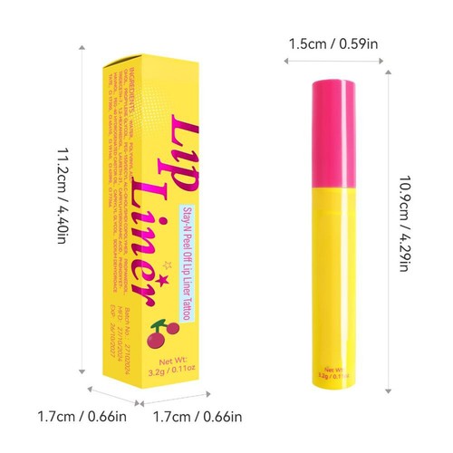 Women Girls Liquid Lipstick 1Pc Lip Stain Tattoo Peeling Matte Lip Gloss - Picture 16 of 32