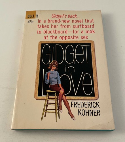 Gidget in Love #6 by Frederick Kohner Vintage 1965 Dell Paperback RARE Teacher  - Picture 1 of 6