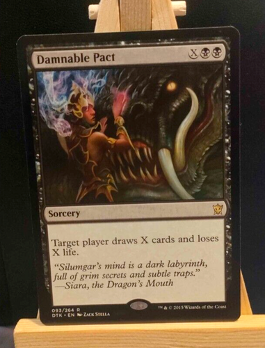Damnable Pact - Dragons of Tarkir - Rare - NM MTG - Picture 1 of 3