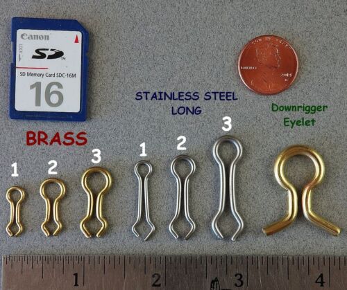 600 Count Size #2 Brass Sinker Eyes - Eyelets Do-It Hilts Lead Weight Mold - Picture 3 of 6