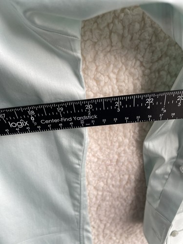John Clothier neuwertig grünes Kleid Shirt, gehrte Manschette, Tab Kragen 15 1/2 Ausschnitt - Bild 7 von 15