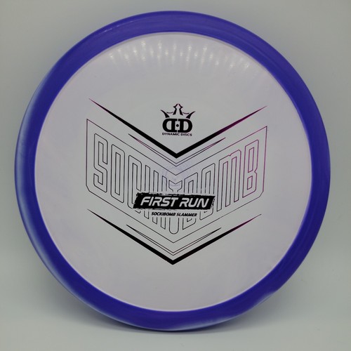 Dynamic Discs First Run Orbit Sockibomb Slammer (Ricky Wysocki) Purpl/Laven 174g - Picture 1 of 3