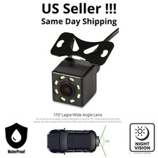 Backup Camera Rearview License Plate Universal Night Vision for ALPINE Car Radio