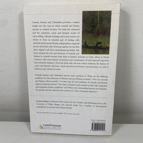 Comedy, Fantasy and Colonialism by Graeme Harper Large Paperback 2002 History - Picture 2 of 12