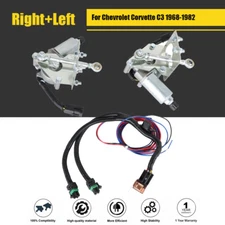 Electric Headlight Conversion Kit Upgrade For Chevrolet Corvette C3 1968-1982