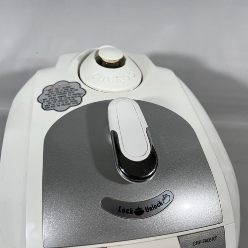 Cuckoo CRP-FA0610F Korean Rice Cooker 6 Cup Steamer Turbo Pressure Cooker - Picture 2 of 10