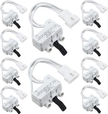 3406107 Dryer Door Switch For Whirlpool Kenmore 3405100, 3405101 10-PACK