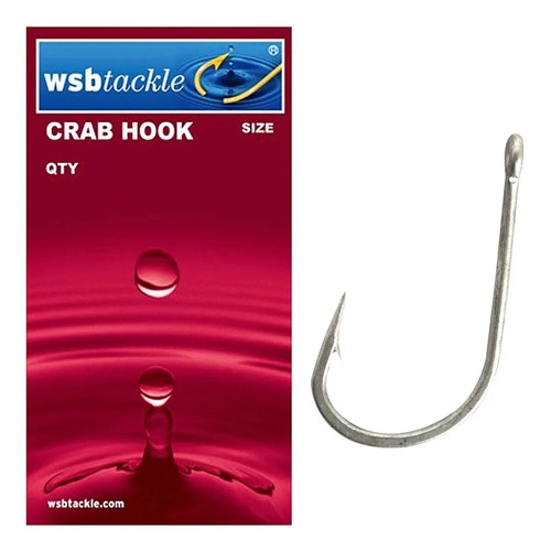 Crab Hooks Short Shank Wide Gape Sea Fishing Hooks For Crab Baits - Picture 2 of 2