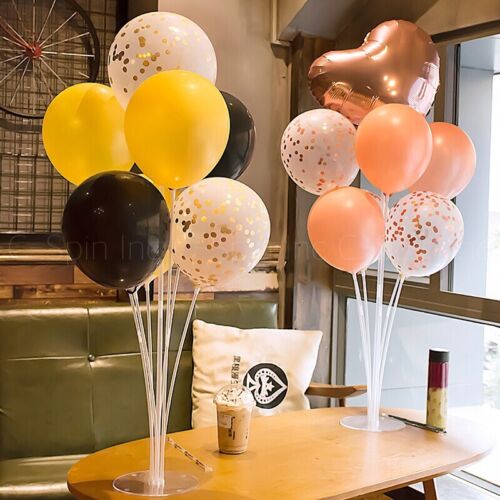 2 Set 28" Table Stand Balloon Stick Kit Centerpiece Wedding Baby Shower Birthday - Picture 8 of 12