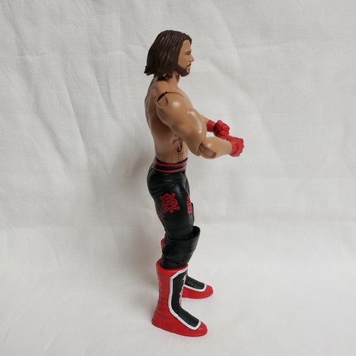 WWE Mattel 2017 AJ Styles Red & Black Wrestlemania Action Figure WWF NXT RAW AEW - Picture 2 of 11