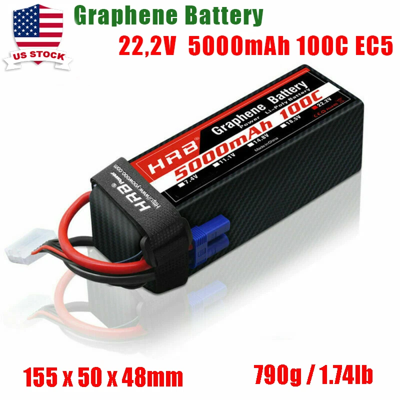 6s 22.2v 4000-5000 mah 30 c lipo 4000mAh Battery Pack Amazon.com: Spektrum Smart RC LiPo