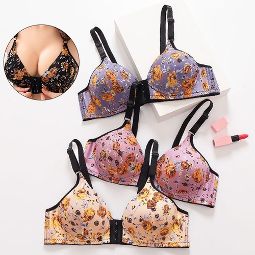 Push Up Bras Underwear Lingerie Brassiere Bralette Front Fastening Comfort ⭐US - Picture 4 of 17