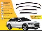 Wind Deflectors In Channel For Audi A6 2013-2018 5D Wagon Sun Visors Rain Guard