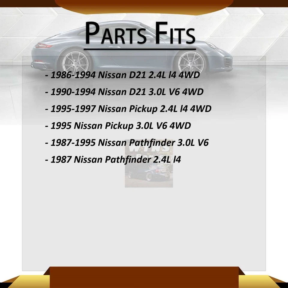 Front Lower Suspension Control Arm 2PCS For Nissan D21 3.0L 4WD 1986-1994 - Image 2 of 4