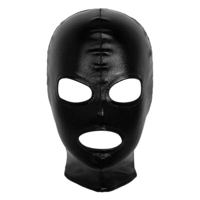 RANRANN DE Herren Restrictions Bondag Maske Stretchstoff Kopfmaske Sexy Maske Clubwear