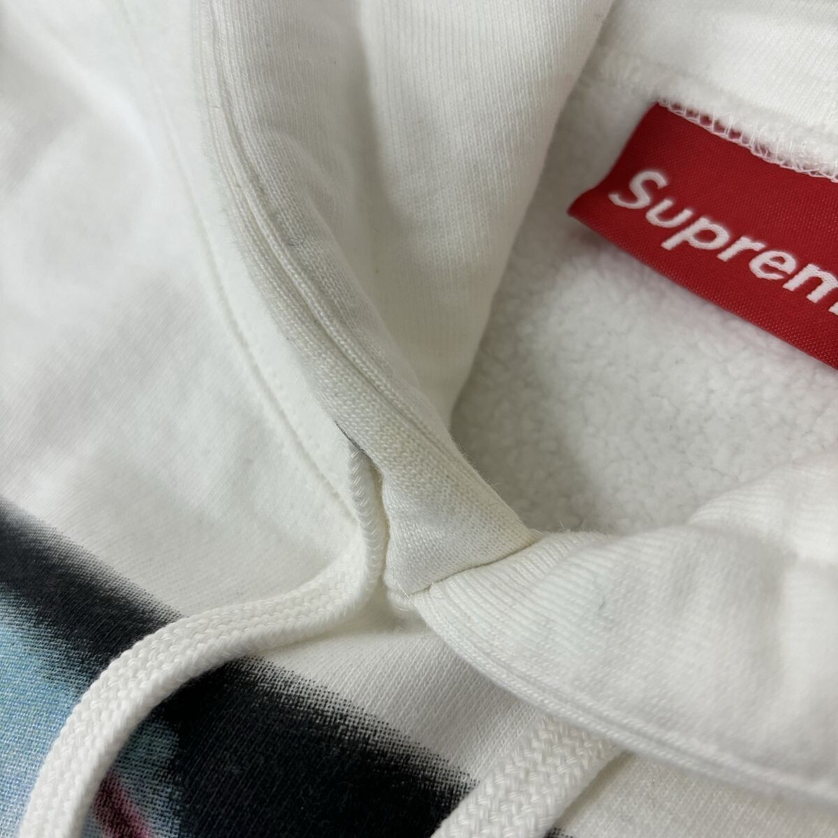 Supreme 20 SS Leigh Bowery Airbrushed Hooded Sweat color White