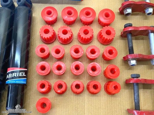 Kit completo de elevación Suzuki Samurai 2" amortiguadores especiales + grilletes + arbusto de PU - Imagen 7 de 8