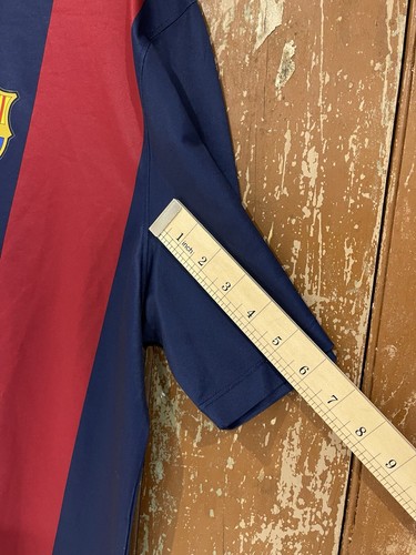 Camiseta de fútbol Nike FCB 2014-2015 Top azul mezcla manga corta fútbol XL - Imagen 9 de 15