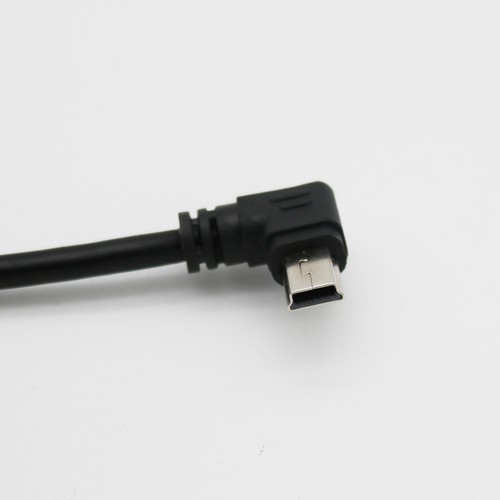 50cm USB 2.0 B Female Panel Mount to Mini 5 Pin Male Left Angle Extension Cable - Picture 5 of 6