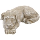 Dog Memorial Stone Ornament Pet Tribute Statue Animal Statute Ornament New