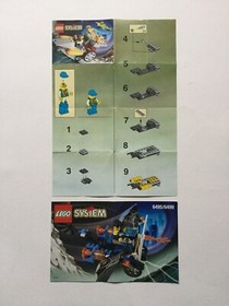 Lego Time Cruisers Time Tunnelator 6495 Rocket Racer 6491 Instruction Manuals x2