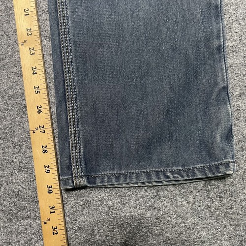 Vintage Levis 514 Slim Straight Jeans W34 L30 Denim Blau - Bild 11 von 12