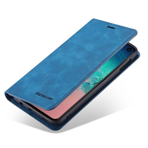 Magnetic Wallet Case Leather Flip Cover for Samsung Galaxy S10e/S9+/S8+/S7 Edge - Picture 18 of 28