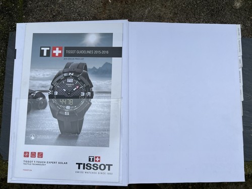 Catálogo de directrices Tissot 2015 - 2016 libro de referencia oficial del distribuidor - Imagen 8 de 11