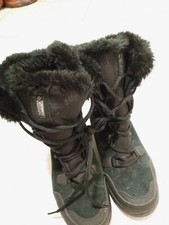 Columbia Womens Black Ice Maiden II Waterproof Snow Boots Mid-Calf Size 8