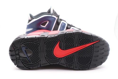 NIKE AIR MORE UPTEMPO GS SCARPE DA GINNASTICA NERE DM0017-001 UNISEX BAMBINI RAGAZZE RAGAZZI UK3 - Foto 9 di 12