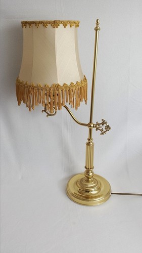 Schöne Tischlampe Messing vergoldet Sölken top Design - Bild 7 von 8