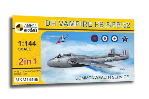 Mark I MKM144068 1/144 DH de Havilland Vampire FB.5 Commonwealth Service (2in1) - Picture 7 of 7