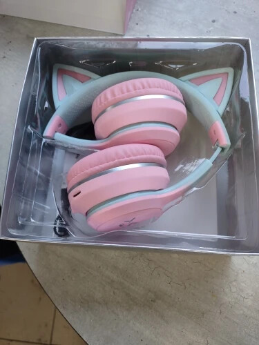 Auriculares estéreo inalámbricos RGB Cat Ear Bluetooth con micrófono para niños niñas - Imagen 15 de 20