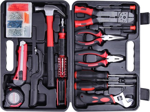 160-Piece Household Hand Tool Set with Durable Storage Case - Perfect for DIY - Picture 3 of 9