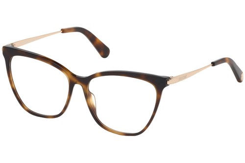 Roberto Cavalli RC 5086 Tortoise/Gold 052 Eyeglasses 55-14-140 Cat Eye Italy - Picture 2 of 3