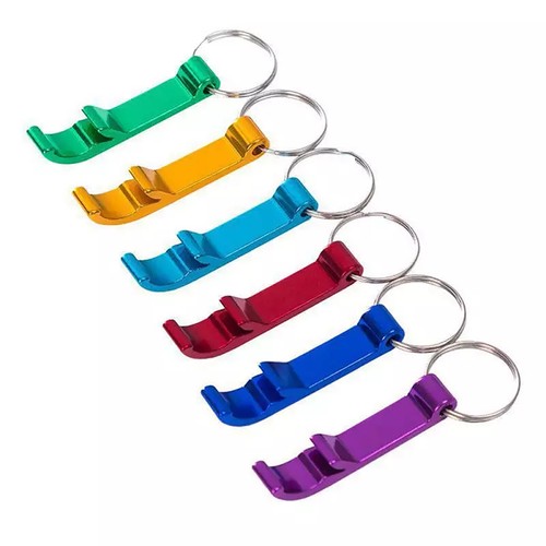 UP 200PCS Bottle Opener Keyring Key Ring Metal Beer Bar Tool Keychain Claw Gift - Picture 3 of 12